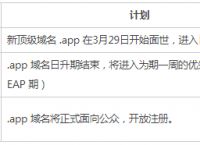 谷歌终于开放顶级域名注册：需要HTTPS加密