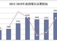 2019年中国域名数量、分类域名数量及域名从业机构市场格局分布