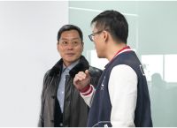 上海杨浦区副区长一行莅临上海贝锐考察调研