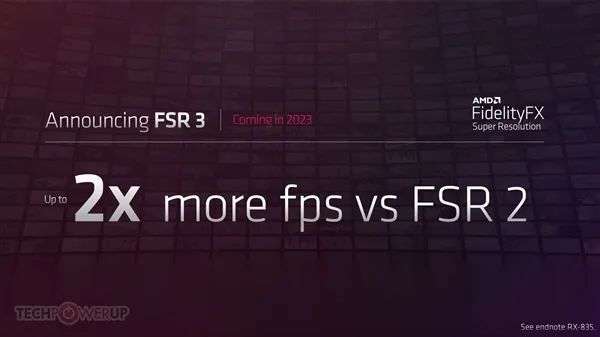 对标 DLSS3 AMD确认游戏大杀器 FSR 3 将开源.jpg 对标 DLSS3 AMD确认游戏大杀器 FSR 3 将开源.jpg
